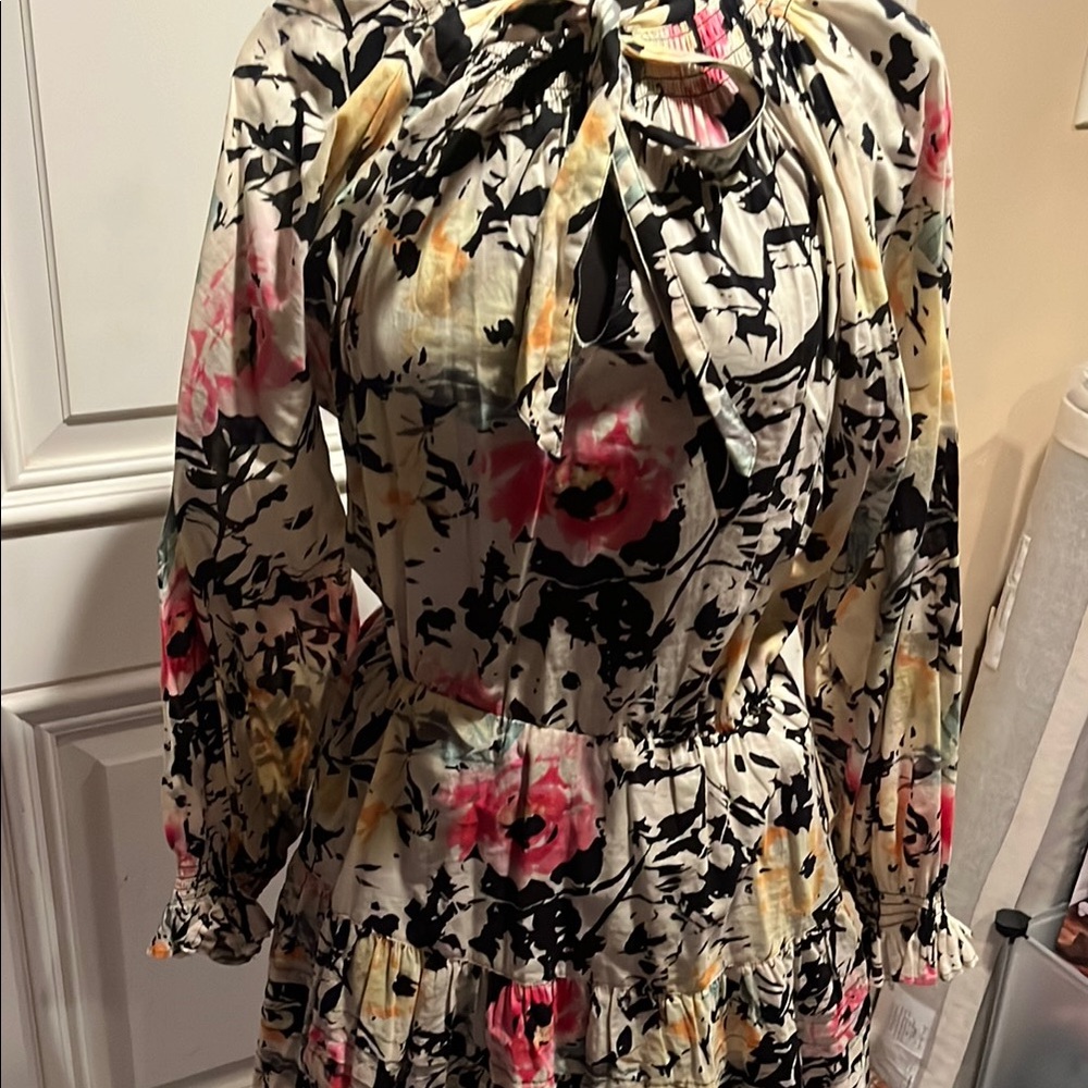 Ralph Lauren Cotton Floral Print Women's Dress